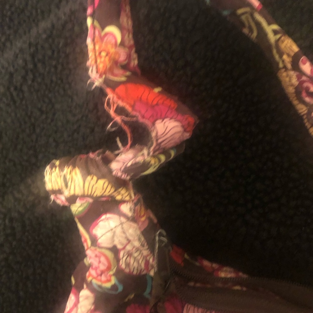 Vera Bradley Pink and Brown Shoulder Bag with Floral Design - Picture 4 of 4